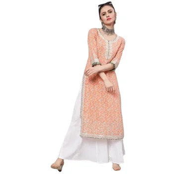 Летние индийские платья для женщин Хлопковый принт в этническом стиле Пакистанская одежда Roupa Indiana Hindi Платье Тонкие топы