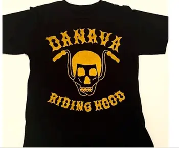 Danava band Riding Hood Футболка с коротким рукавом черная Все размеры S-5XL