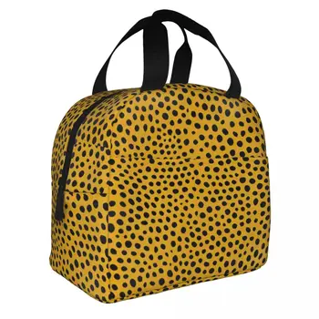 Yayoi Kusama Изолированная сумка для ланча Термосумка Yayoi Kusama Art Абстрактные точки Тыква Полька Поп Эстетика Герметичная